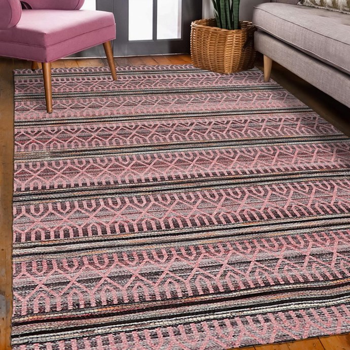 Tapis De Salon Luxe 50x80 Cm - Polyester Bleu, Antidérapant, Lavable, Housse De Rêve