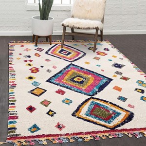 Tapis berbère style 40x60 multicolore