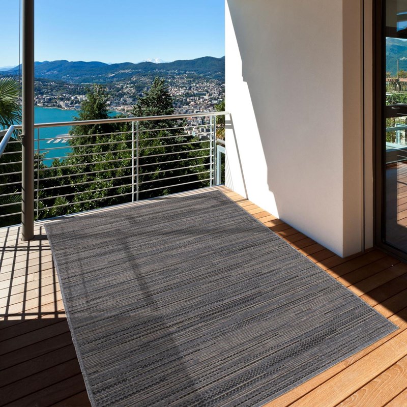 Tapis exterieur 160x230 gris