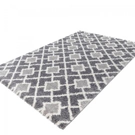 Tapis shaggy 80x150 gris