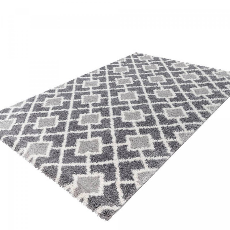 Tapis shaggy 80x150 gris
