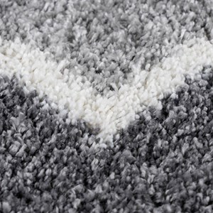 Tapis shaggy 80x150 gris