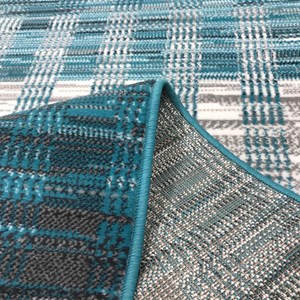 Tapis salon 160x230 bleu