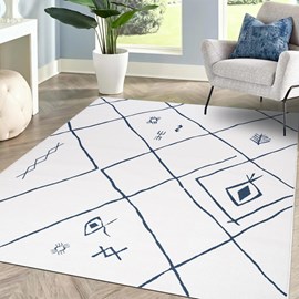 Tapis berbère style 160x230 crème