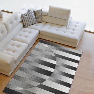 Tapis salon 160x225 gris