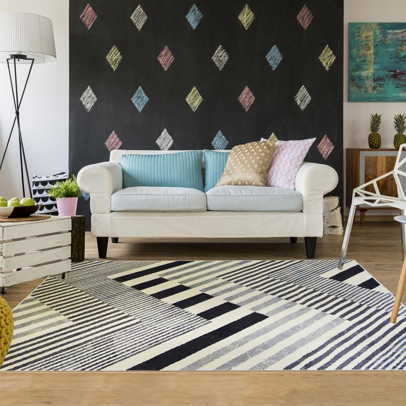 Tapis+salon+60x110+gris