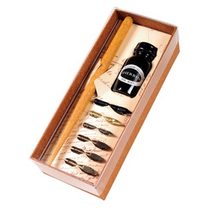 Petit coffret de calligraphie