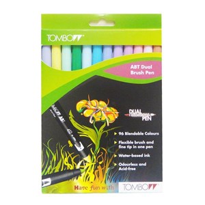 Feutre double pointe tombow abt - set 12