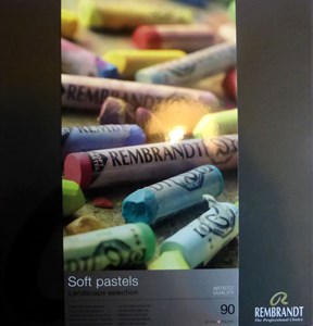 Boîte 90 pastels secs rembrandt paysage