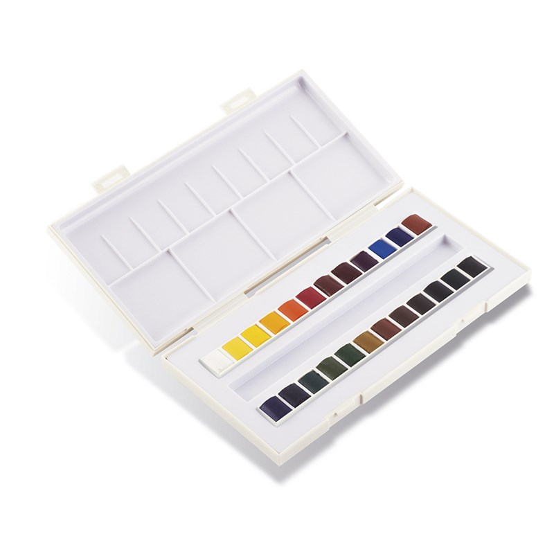 Sennelier - Boite Aquarelle Sennelier 24 1/2 godets