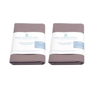 Lot 2 taies coton bio aquanatura