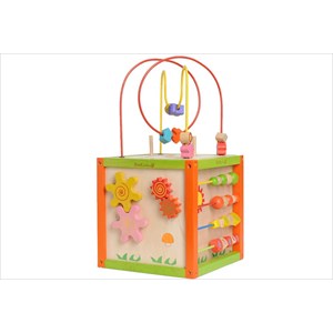 Cube d'activité bois 5-en-1 everearth