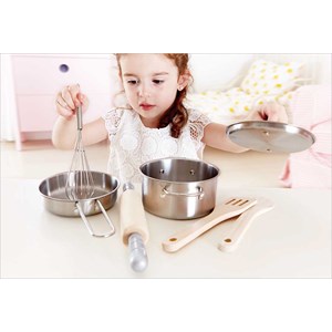 Dinette en bois et métal hape