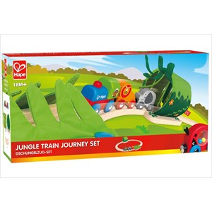 Circuit de train en bois hape jungle