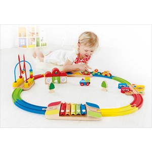 Circuit de train musical hape 1er âge