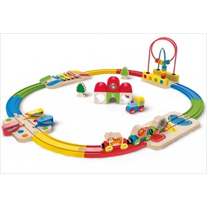 Circuit de train musical hape 1er âge