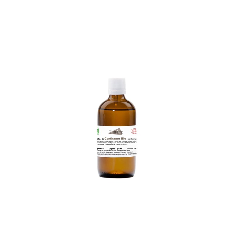 Huile végétale de carthame bio 100 ml