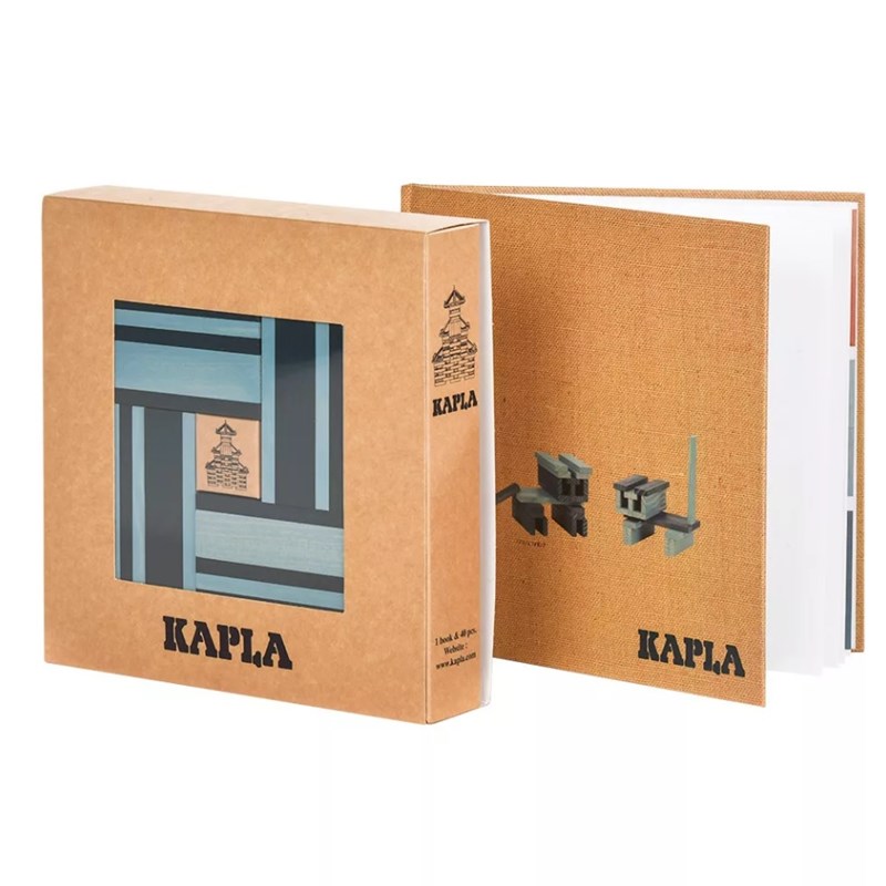 Coffret 40 planchettes et livre (Kapla) - Image 1