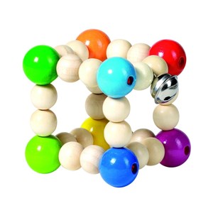 Hochet elastique cube