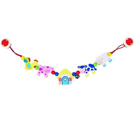 Chaîne poussette animaux ferme