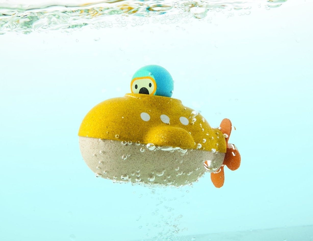 Sous-marin vert - Jouets d'eau flottants pour bébé, petite fusée  sous-marine mignonne, jouets de baignoire po