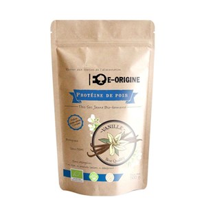 Protéine de pois bio vanille - 500g