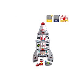 Fusée spatiale en bois hape