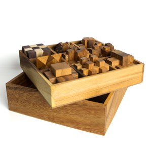 Le coffret en bois 9 casse-tête