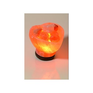 Lampe cristal de sel en forme de coeur (