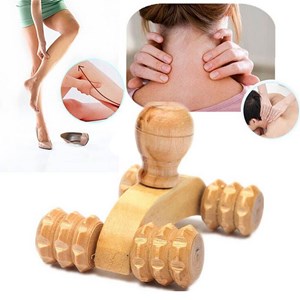 Rouleau de massage en bois