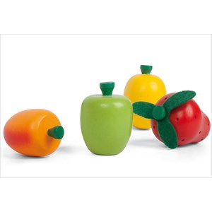 Cagette 12 fruits en bois