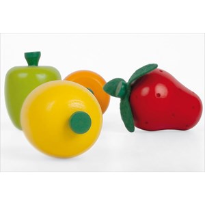 Cagette 12 fruits en bois