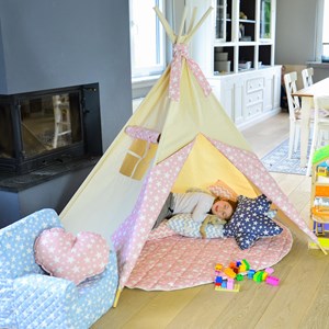 Tipi enfant étoile rose abitare kids