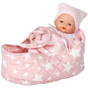 Couffin poupée étoile rose small abitare