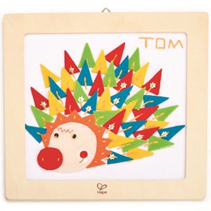 Happy hedgehog embroidery kit by hape ki