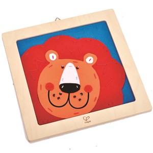 Laughing lion embroidery kit by hape kit