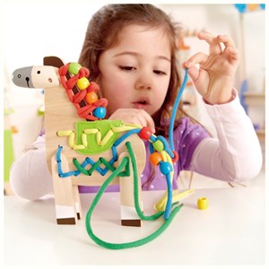 Lacing pony by hape poney à lacer en boi
