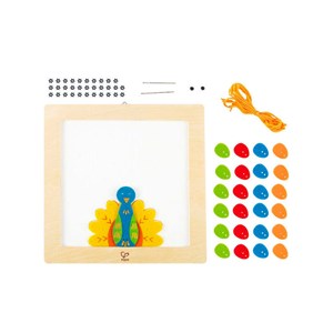 Jeux creatif enfant broderie kit peacock