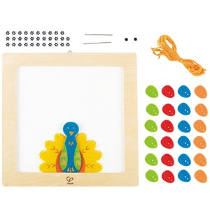 Jeux creatif enfant broderie kit peacock