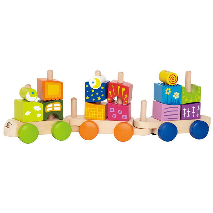 Jouet A Tirer Bebe Fantasia Blocks Train Nature Decouvertes