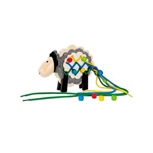 Jeu éducatif enfant stringy sheep hape