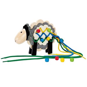 Jeu éducatif enfant stringy sheep hape