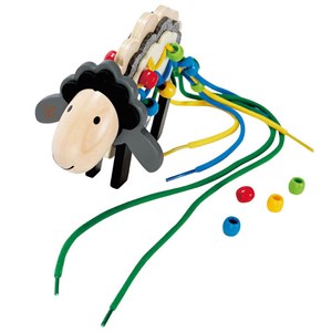 Jeu éducatif enfant stringy sheep hape