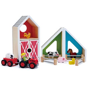 Jouet ferme enfant transformable maison