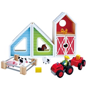 Jouet ferme enfant transformable maison