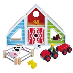 Jouet ferme enfant transformable maison
