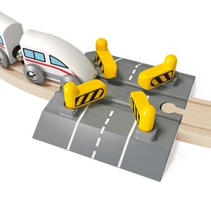Jeu enfant circuit de train rail crossin