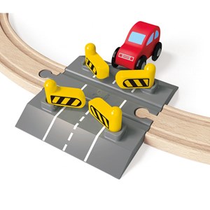 Jeu enfant circuit de train rail crossin