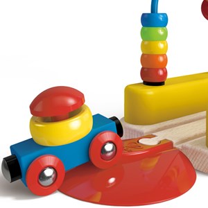 Jeu enfant circuit de train bead maze ra