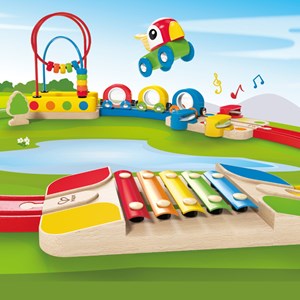 Jeu enfant circuit de train set sights &